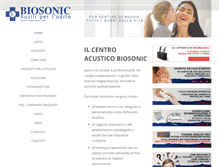 Tablet Screenshot of biosonic.net
